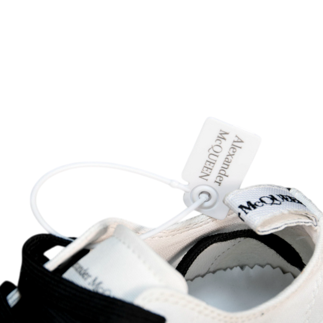 McQueen Tread Slick Low  Graffiti 'White'
