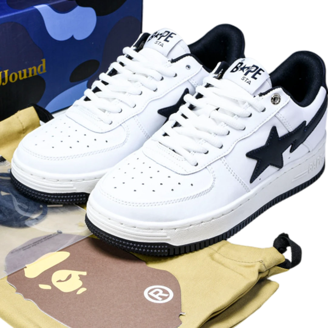 JJJJound x Bapesta 'White Navy'