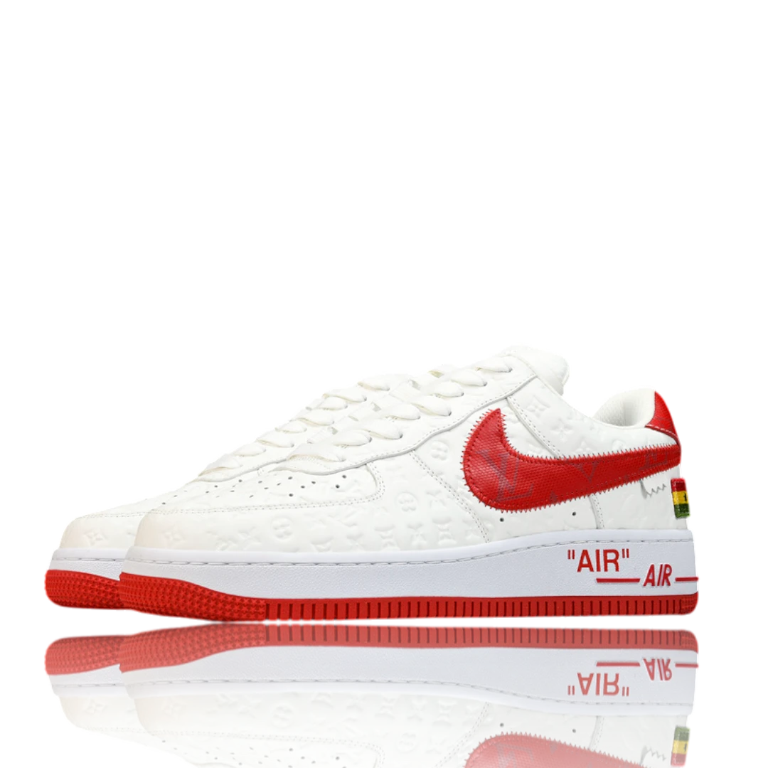 Louis Vuittоп x AF1 By Virgil Abloh 'White Red'