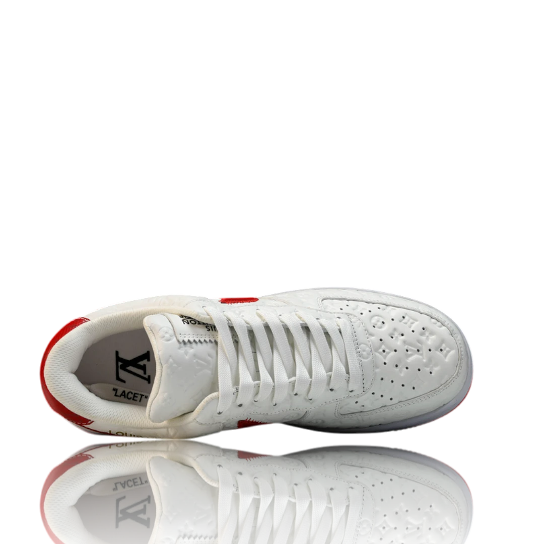 Louis Vuittоп x AF1 By Virgil Abloh 'White Red'