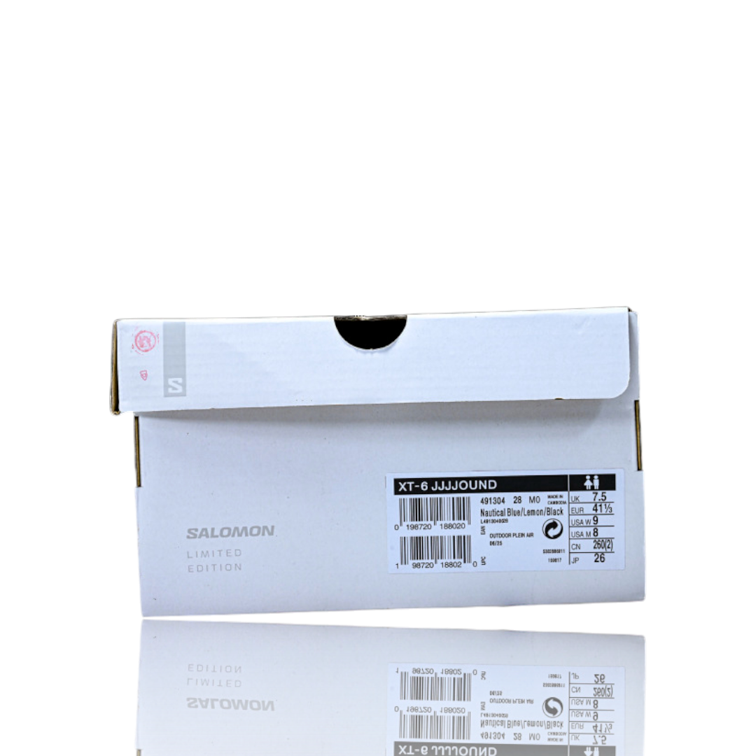 Salomon x JJJJound XT-6 'Nautical Blue Lemon'