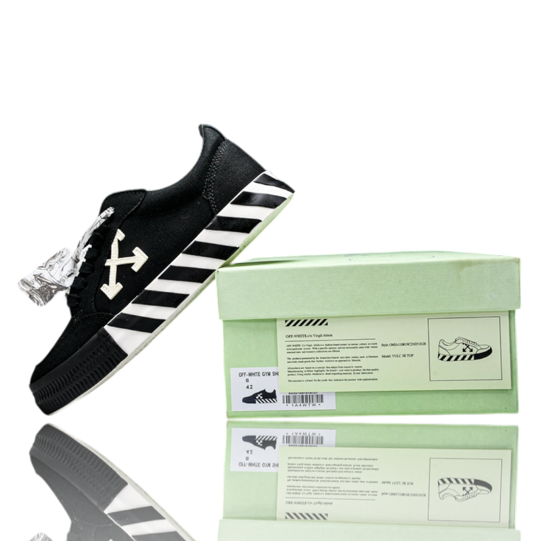 Off-White Vulc Low 'Black White Arrow'