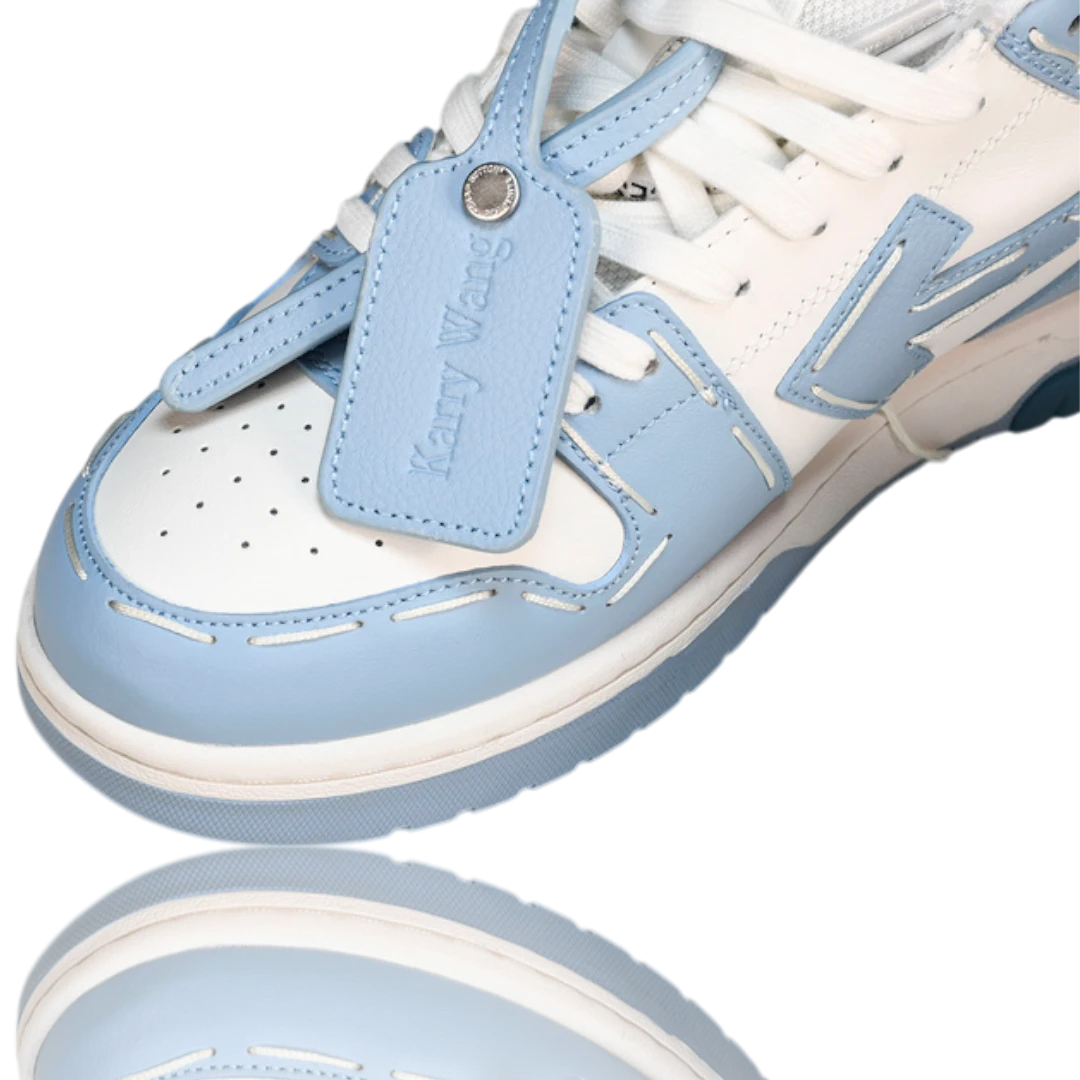 Off-White Out Of Office Low Top - Sartorial Stitch 'White Light Blue'