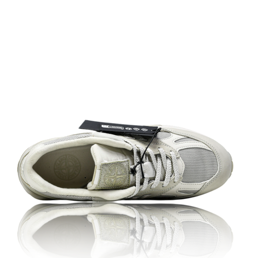 NB 991v2 MiUK x Stone Island 'Ghost Pack Sand'