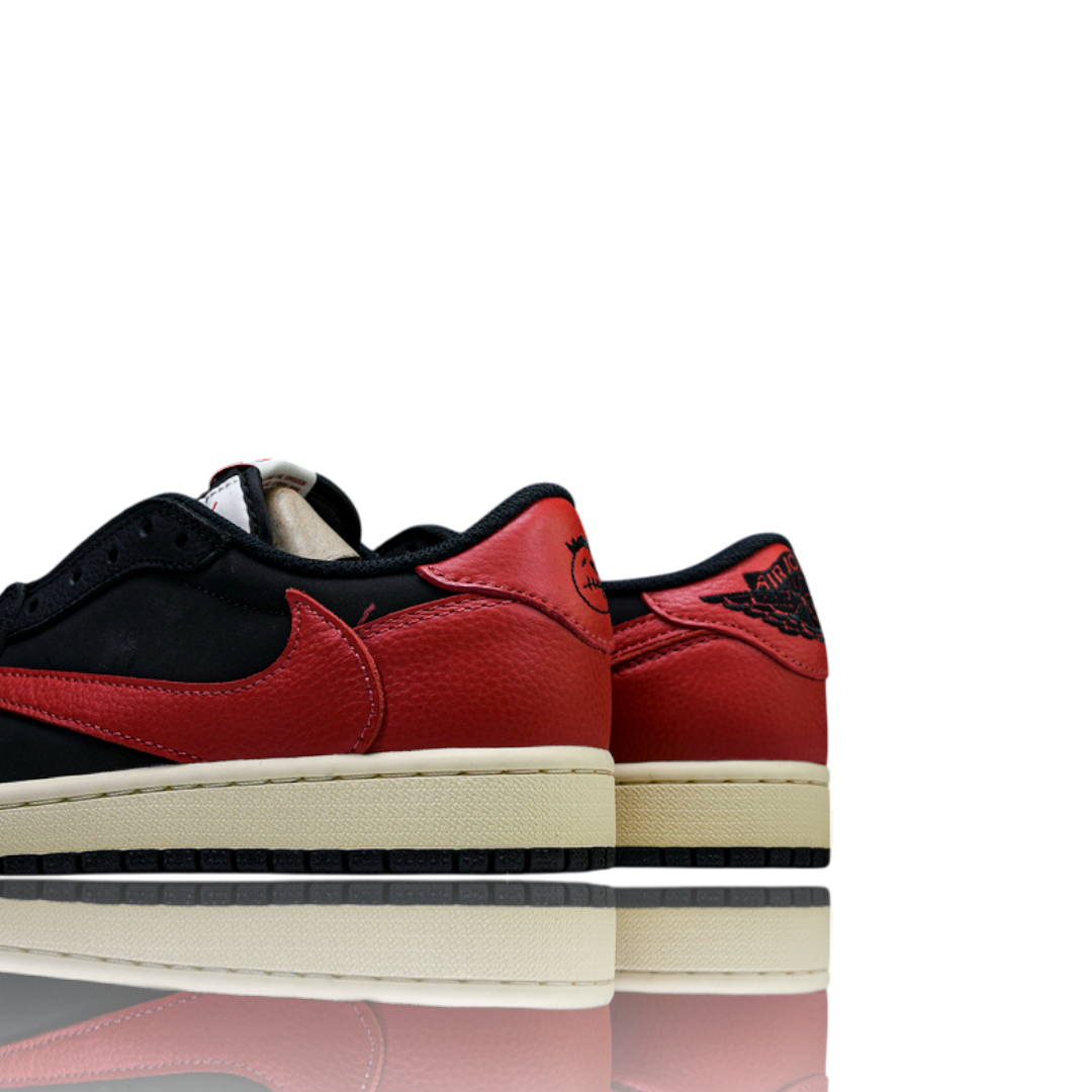 (CLEARANCE) (Unreleased) Travis Scott x AJ1 Retro Low 'Black Red'