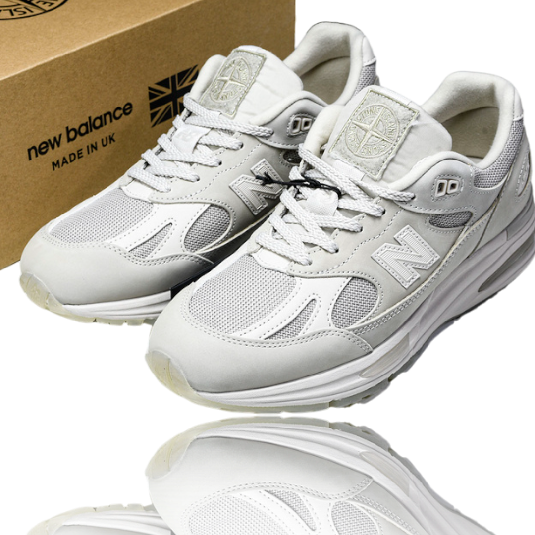 NB 991v2 MiUK x Stone Island 'Ghost Pack Sand'
